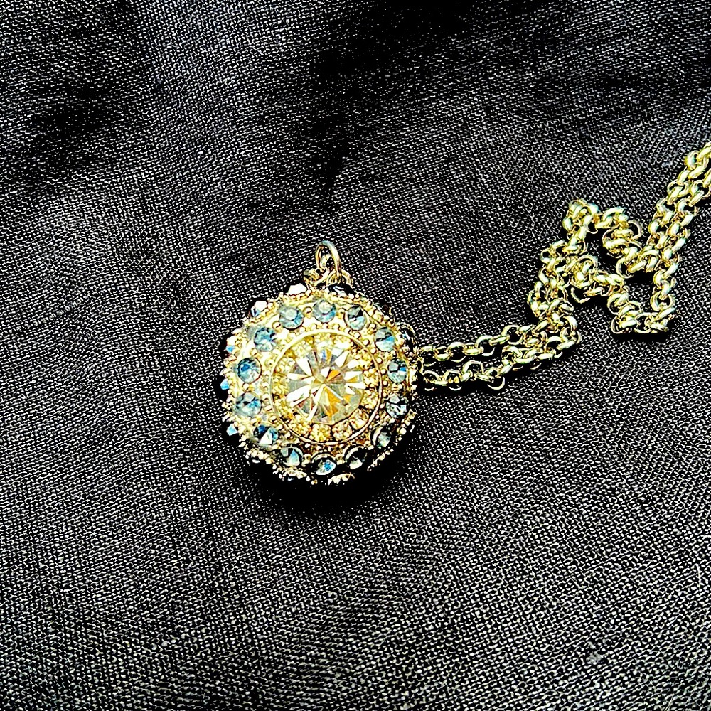 Silver Rhinestone Necklace